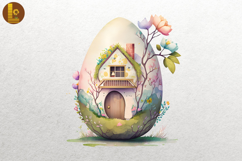 cute-easter-egg-house-watercolor-18