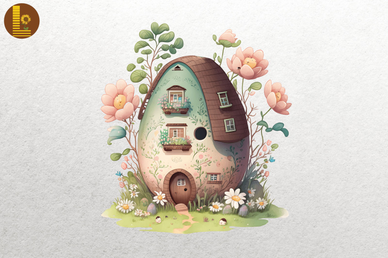 cute-easter-egg-house-watercolor-20