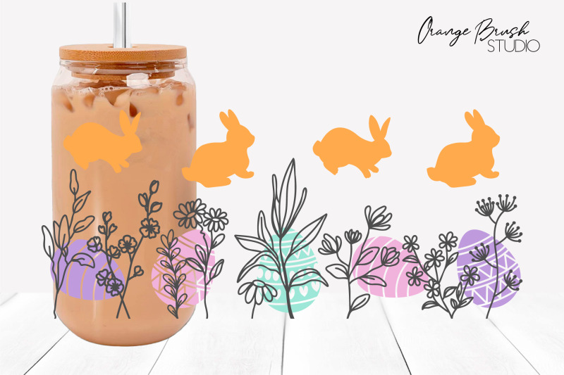 flowers-libbey-can-glass-easter-glass-can-wrap-svg-file