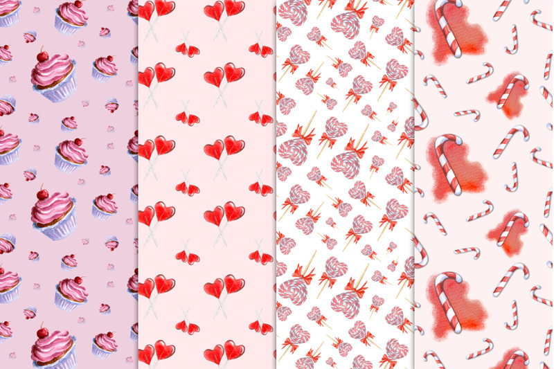 sweets-on-watercolor-patterns