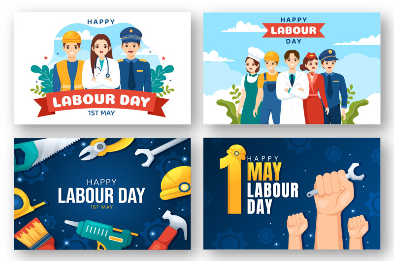 16-happy-labor-day-vector-illustration