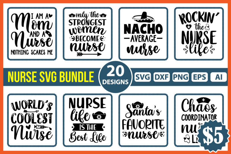 nurse-svg-bundle