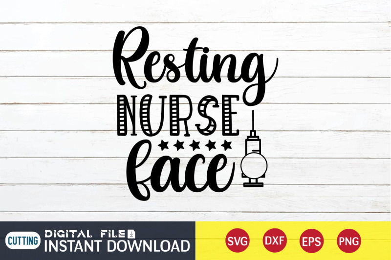 resting-nurse-face-svg