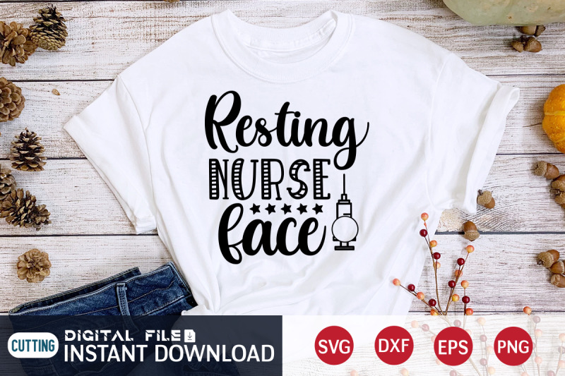 resting-nurse-face-svg