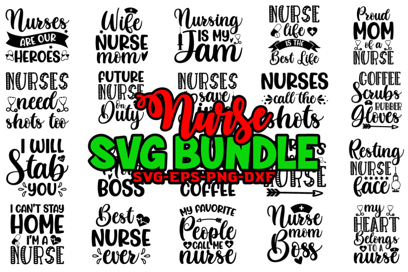 nurse-svg-bundle