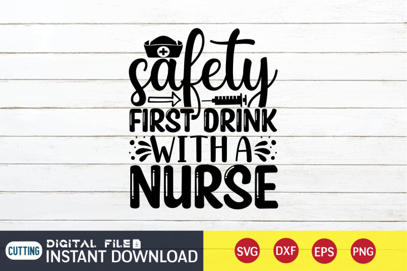 safety-first-drink-with-a-nurse-svg