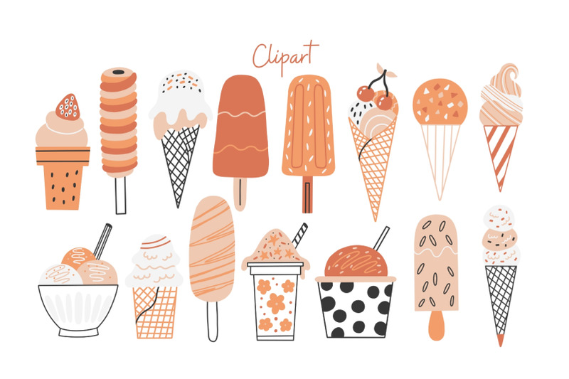 orangish-ice-cream-clipart