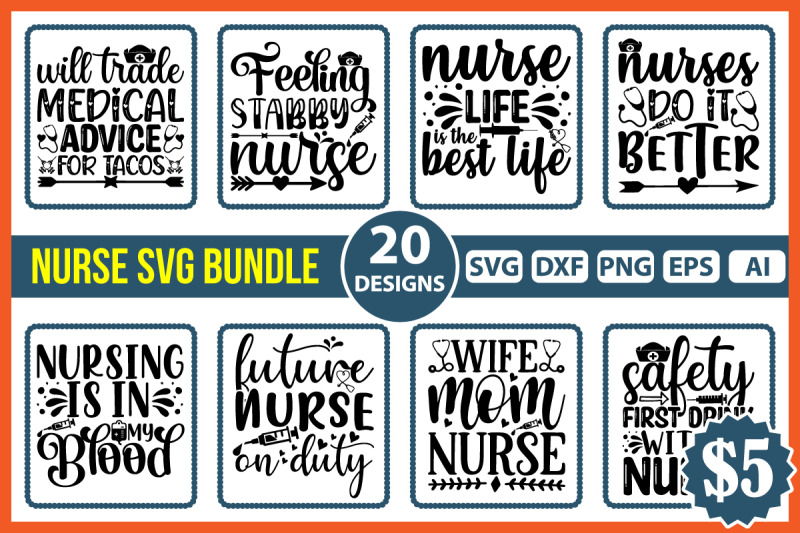 nurse-svg-bundle