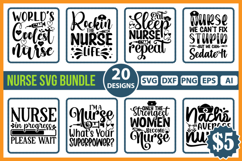 nurse-svg-bundle