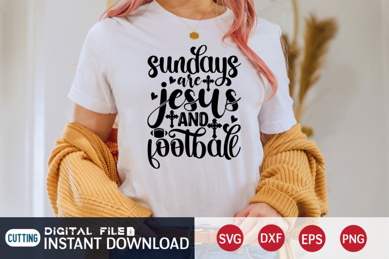 sundays-are-jesus-and-football-svg