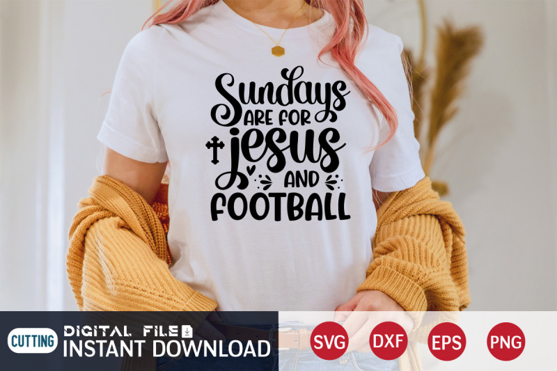 sundays-are-jesus-and-football-svg