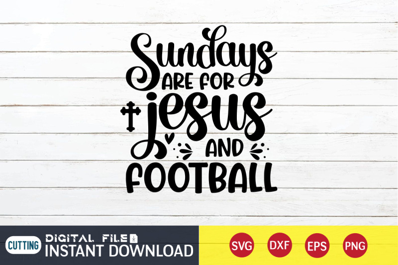 sundays-are-jesus-and-football-svg