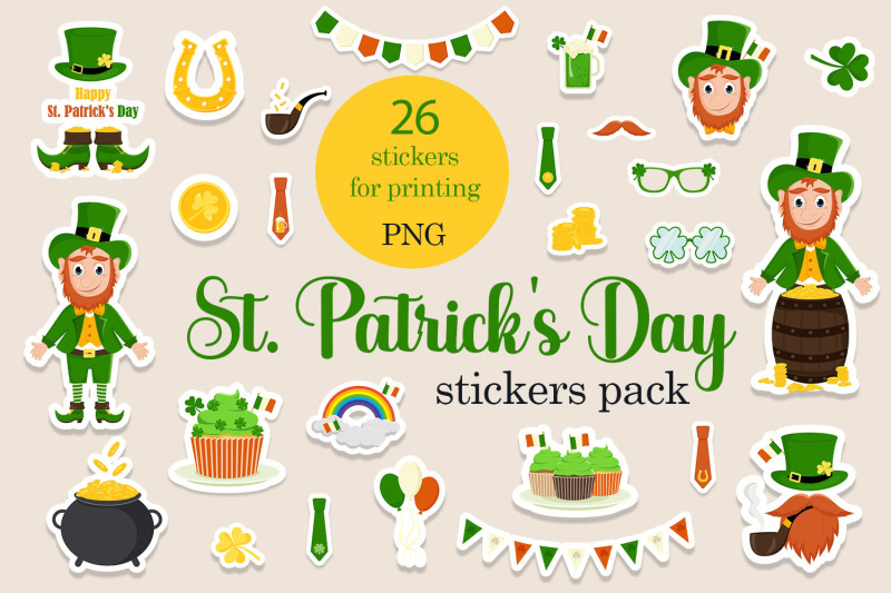 st-patricks-day-stickers