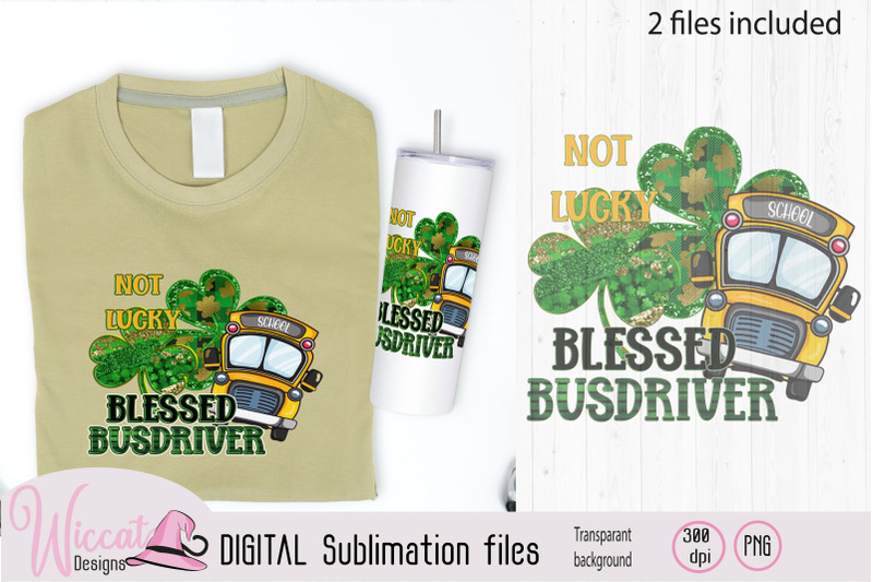 blessed-school-bus-driver-shamrock-design