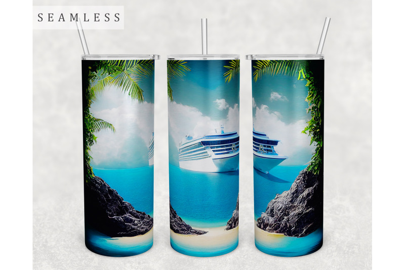 cruise-ship-tumbler-wrap-20-oz-skinny-tumbler-cruise-ship-sublimation