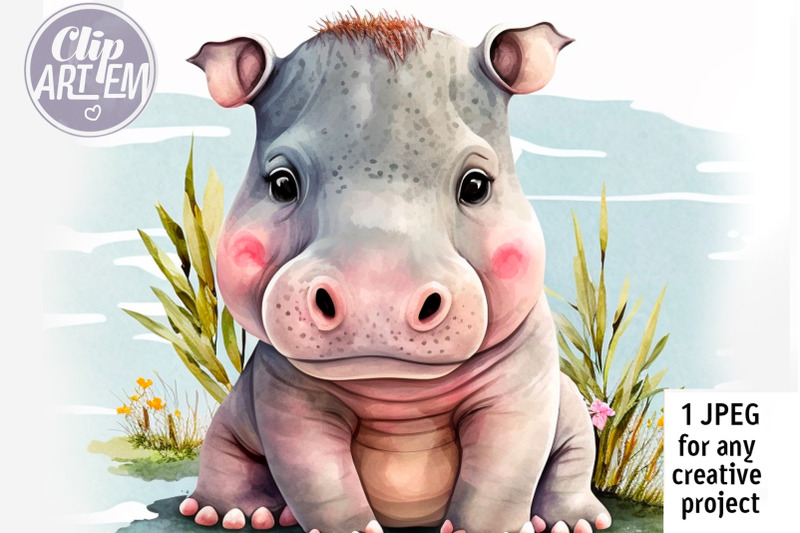 calm-nursery-boy-hippo-digital-art-for-kids-decor-jpeg-image