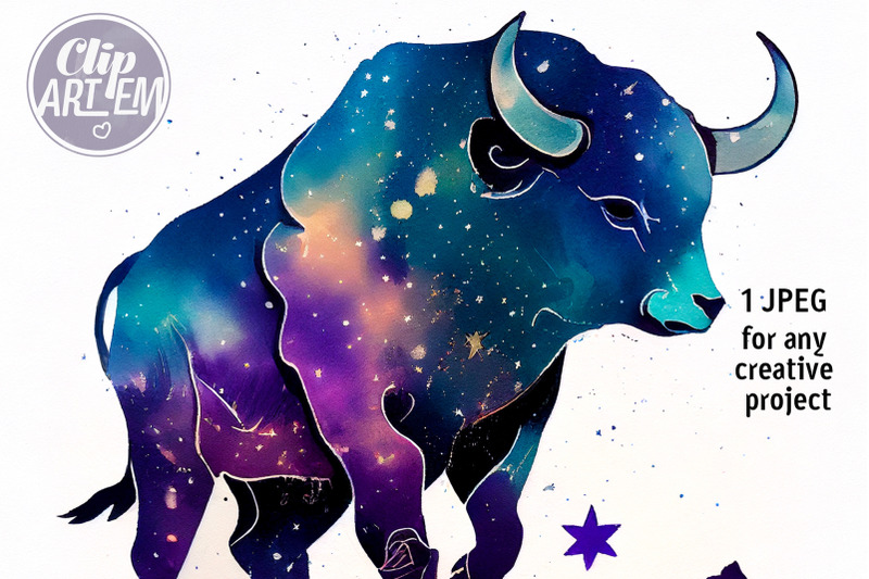 the-invincible-taurus-digital-print-wall-art-bull-zodiac-sign-jpeg