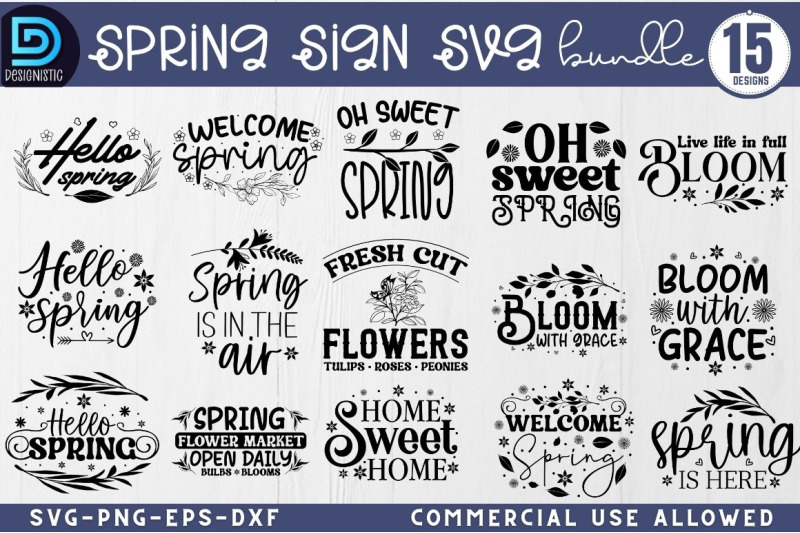 spring-sign-svg-bundle