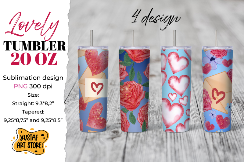 lovely-tumbler-20-oz-sublimation-mini-bundle-4-design-png