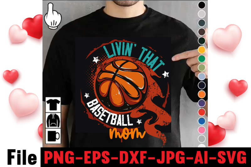 livin-039-that-basketball-mom-t-shirt-design