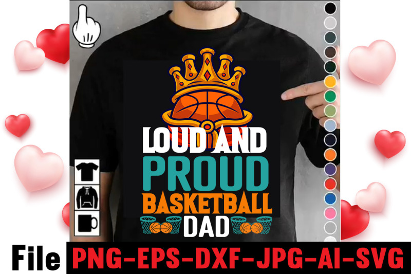 loud-and-proud-basketball-dad-t-shirt-design