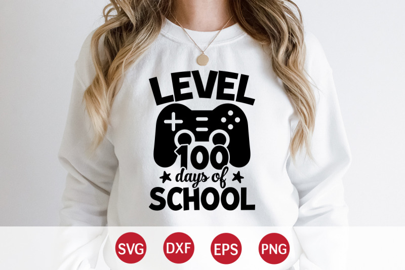 level-100-days-of-school-svg