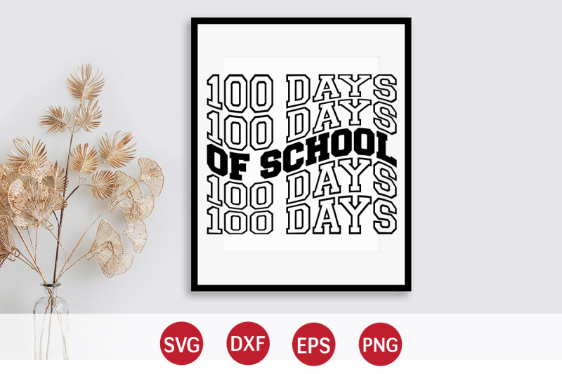 retro-100-days-of-school-svg