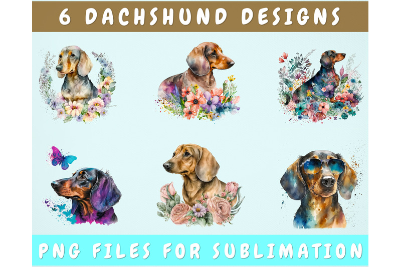 dachshund-sublimation-designs-bundle-6-designs-dachshund-png-files