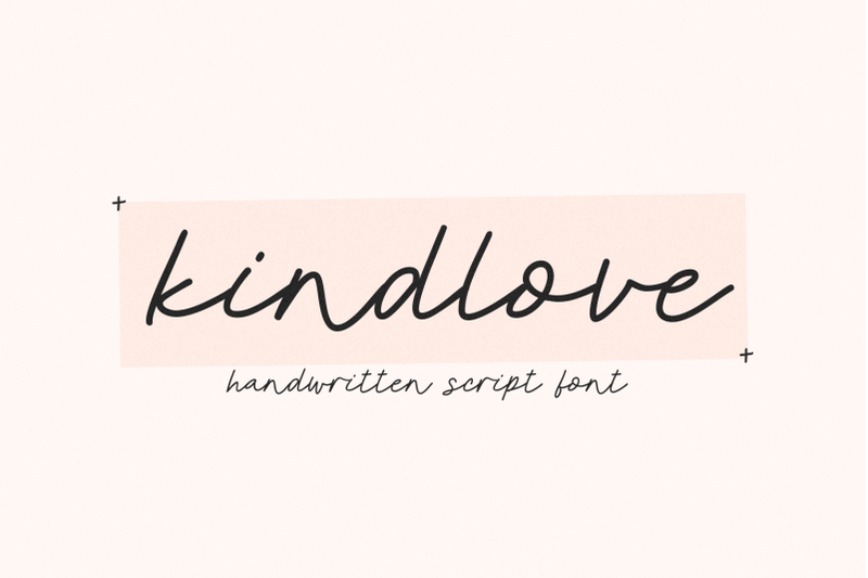 kindlove-handwritten-script-font