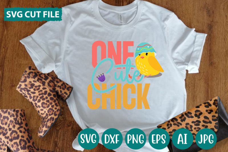 one-cute-chick-svg-cut-file