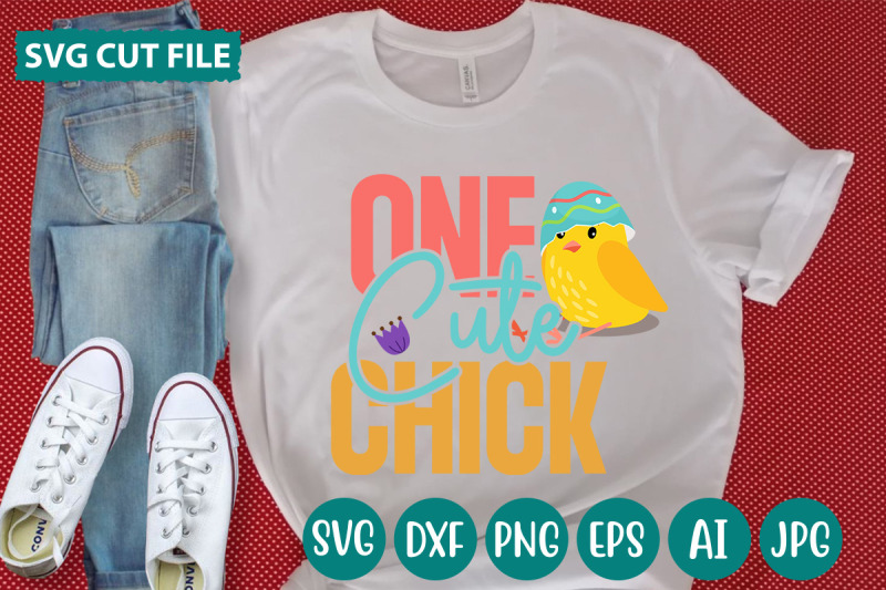 one-cute-chick-svg-cut-file