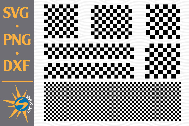 checkered-pattern-svg-png-dxf-digital-files-include
