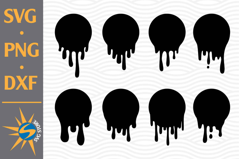 dripping-silhouette-svg-png-dxf-digital-files-include