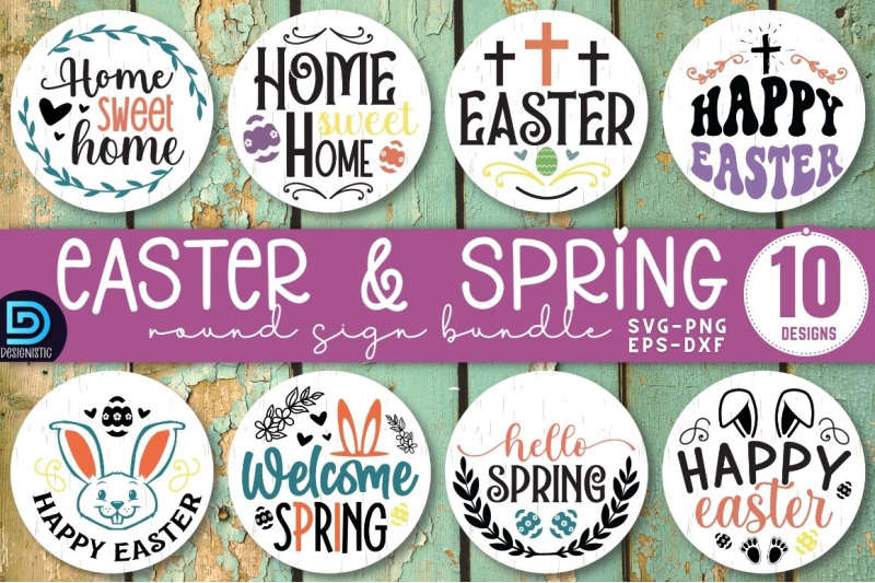 easter-round-sign-svg-bundle