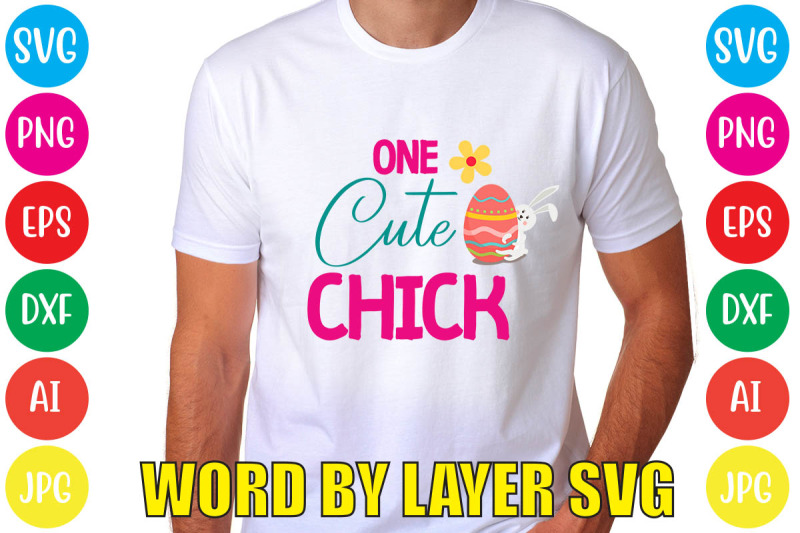 one-cute-chick-svg-cut-file