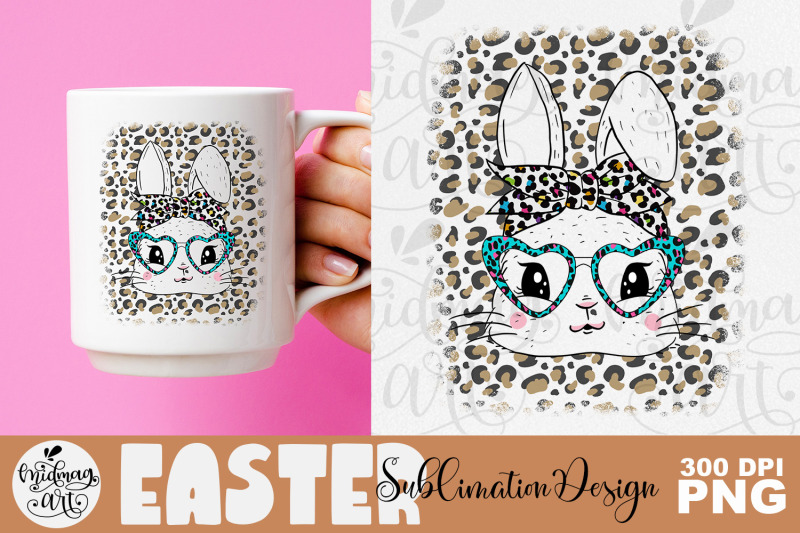 bunny-face-leopard-png-easter-sublimation