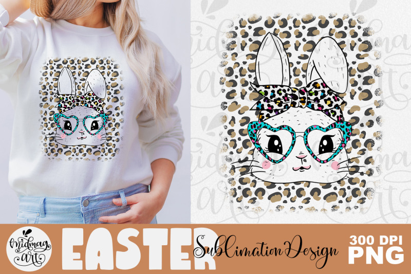 bunny-face-leopard-png-easter-sublimation