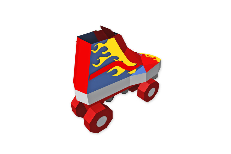 papercraft-roller-skates