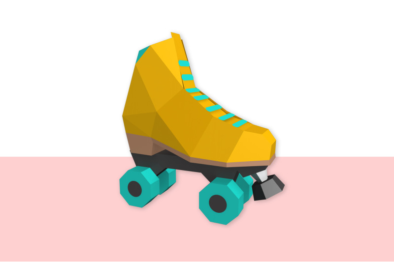 papercraft-roller-skates