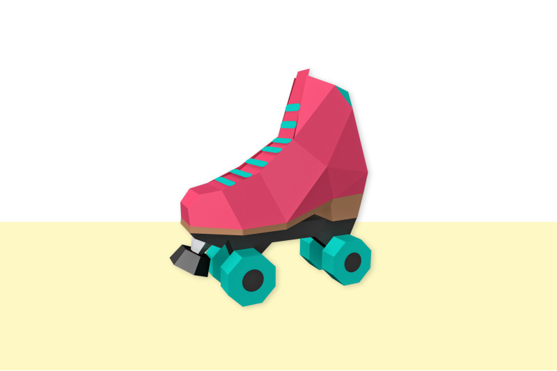 papercraft-roller-skates