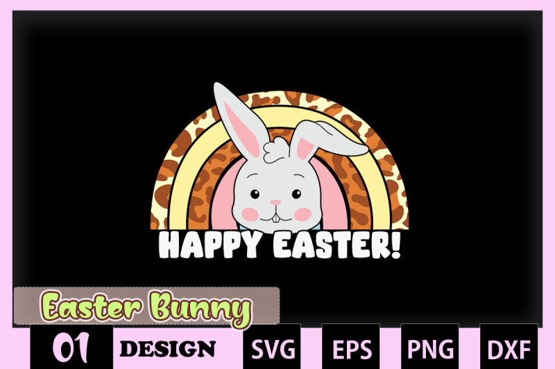 happy-easter-bunny-rainbow