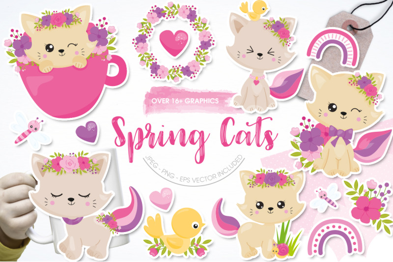 spring-cats