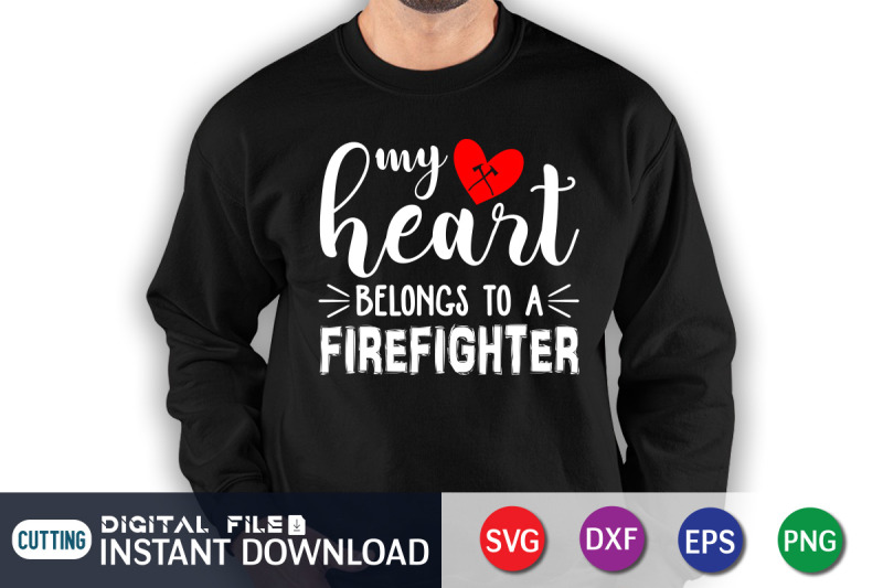 my-heart-belongs-to-a-firefighter-svg