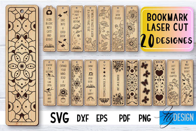 bookmark-laser-cut-svg-bookmark-svg-design-cnc-files