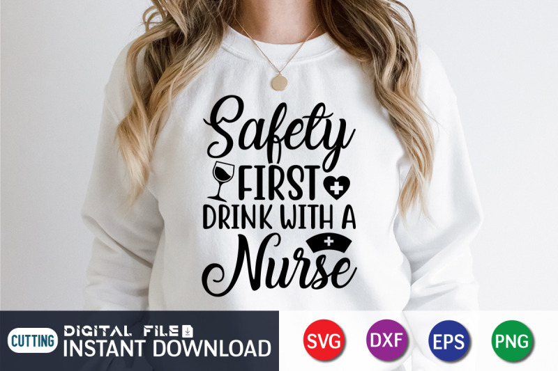 safety-first-drink-with-a-nurse-svg