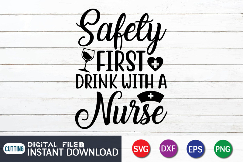 safety-first-drink-with-a-nurse-svg