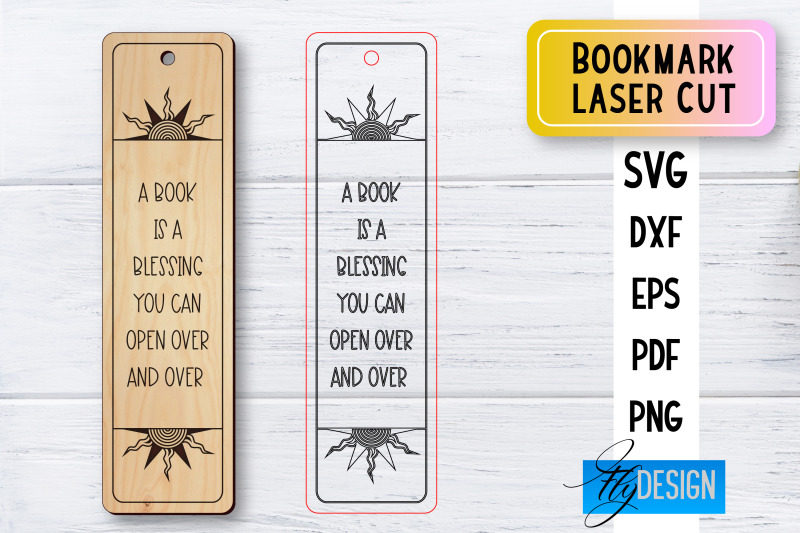 bookmark-laser-cut-svg-bookmark-svg-design-cnc-files