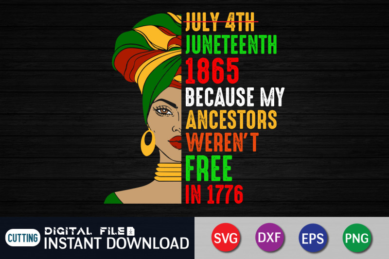 july-4th-juneteenth-1865-because-my-ancestors-weren-039-t-free-in-1776-svg