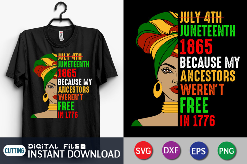 july-4th-juneteenth-1865-because-my-ancestors-weren-039-t-free-in-1776-svg
