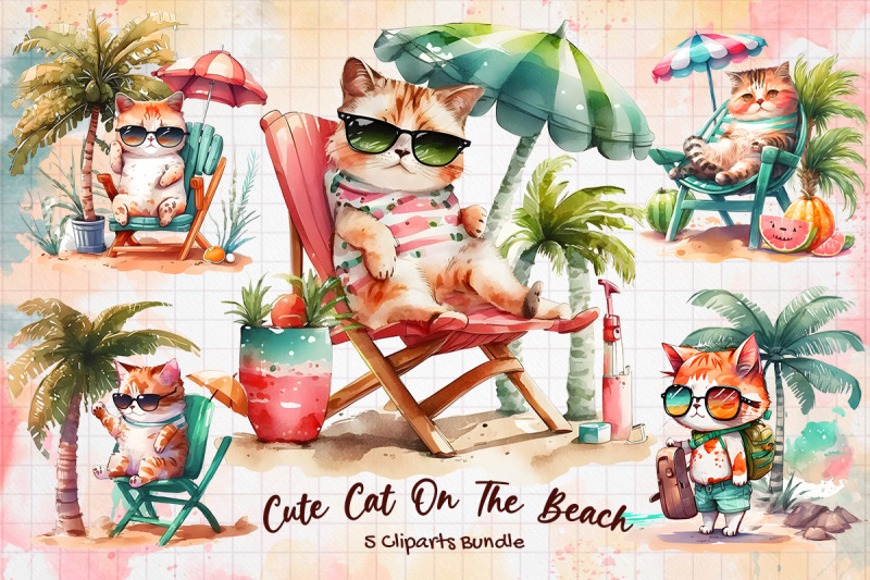 cute-cat-on-the-beach-sublimation